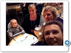 with Ingrid and Hanna