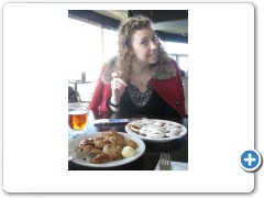 Trying the local delicacies