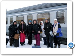 Arriving at Gällivare