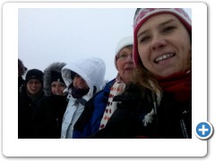 At the reindeer racing