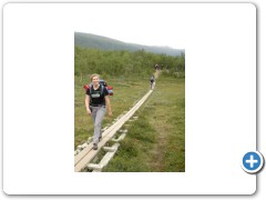 Day 1 walking to the fjällstation