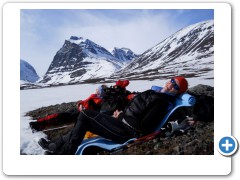 Day 6 lunch and sunbathing