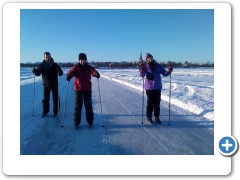 Andrew Rachel Lizz iceskating