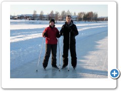 Rachel and Andrew skating