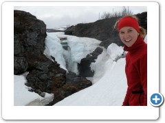 the melting waterfall