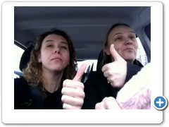 driving to the next training session