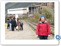 Station platform in Pogradec