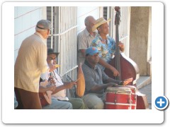 Street musicians in Trinidad