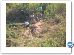 Children on the shore of Lake K