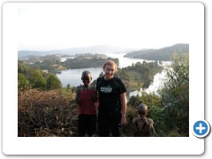 with some locals overlooking Lake K 
