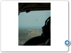 Flying into Zanzibar