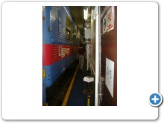 Sweden to Germany, train on the ferry!