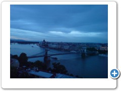 Hungary, Budapest at dusk