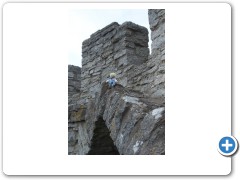 Mini Sven on town wall