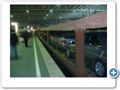 Cars on a train!