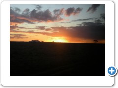 Sunset over the red centre 