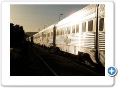 View of the Ghan at Alice Springs