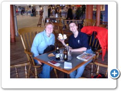 At the bar with Semla buns
