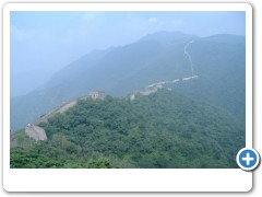 China great wall view