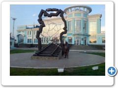 Russia Novosibirsk railway station