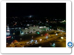 Russia Novosibirsk view from hotel lightening