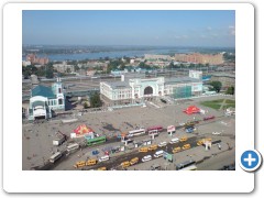Russia Novosibirsk view from hotel