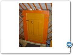 Door into ger